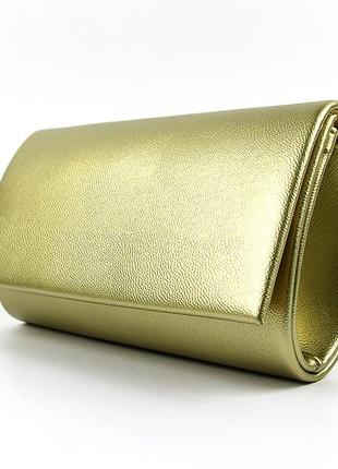 Золотистая маленькая вечерняя сумка клатч на цепочке женский выпускной мини клатч сумочка на плечо