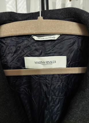Marina rinaldi max mara пальто премиум 52 54 шерсть батал плюс сайз2 фото