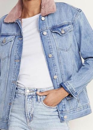 Old navy gap джинсова куртка утеплена