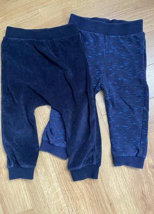 Штани  2 пари для хлопчика 74-82 см
