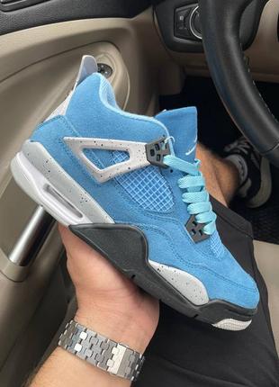 Женские кроссовки nike air jordan 4 blue 36-37-38-39-40-41