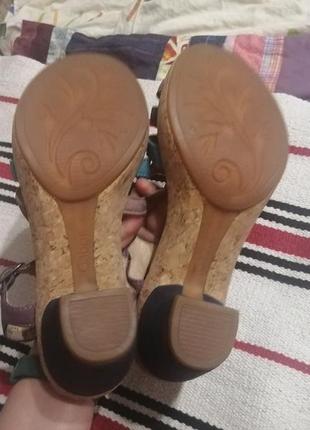Жіночі шкіряні сандалі босоніжки gabor 37.5-38 р. (5.5)10 фото