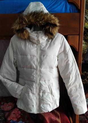 Біла,демісезонна жіноча куртка 44-46 р-chicoree