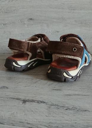 Детские босоножки сандалии габор gabor 27-28р 18.5 см на липучке кожа5 фото