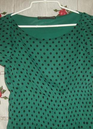 Платье женское зеленого цвета р.8,лондон.4 фото