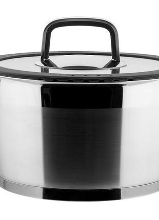 Кастрюля с крышкой vinzer moderno 20 см 3.2 л (50073)