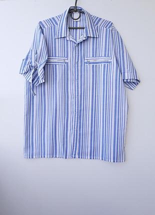 Натуральна сорочка в чоловічому стилі xxl2 фото