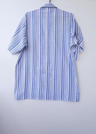 Натуральна сорочка в чоловічому стилі xxl3 фото