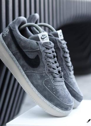 Кросівки nike air force luxury suede5 фото