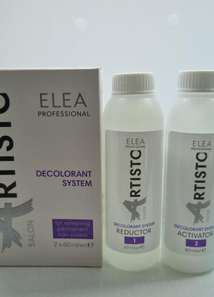 Elea professional artisto decolorant system система для усунення фарби з волосся 120 мл
