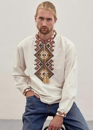 Чоловіча вишиванка сорочка мужская вышиванка