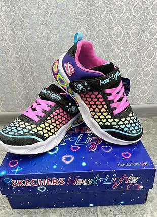 Кросівки skechers р. 35 (устілка 22 см) нові оригінал зі світлом