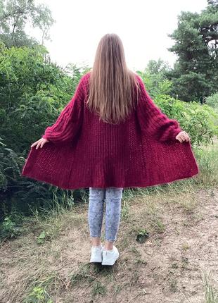 Кардиган у язаний ручна робота handmade 15% на зсу6 фото