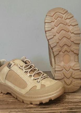 Тактичні чоловічі кросівки. армійські тактичні кросівки натур шкіра3 фото