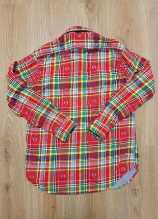 Рубашка мужская плотная котоновая polo ralph lauren размер м overshot2 фото