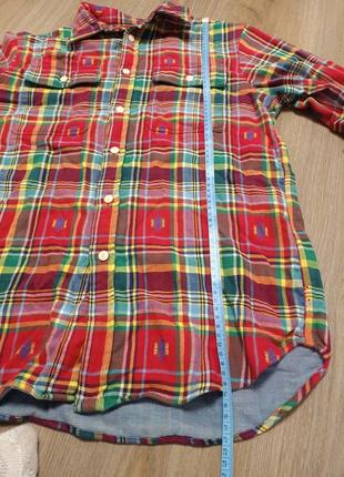 Рубашка мужская плотная котоновая polo ralph lauren размер м overshot7 фото