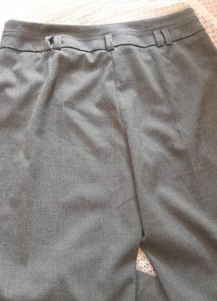 Стильні сірі широкі штани на невисокий зріст marks&spencer10 фото