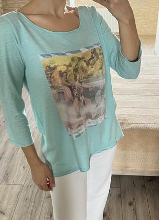 Вільна футболка лонгслив