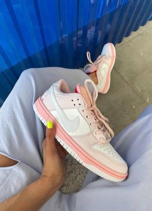 Кросівки жіночі nike sb dunk pink bird/кросівки жіночі найк сб данк