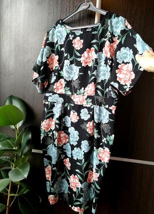 Оригинальное, шикарное, новое платье сукня цветы. by very.