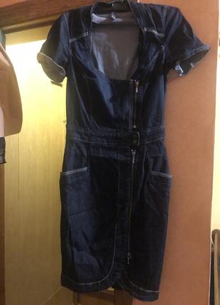 Платья  джинсовое2 фото