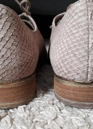 Кожаные шкіряні крутые туфли окфорды gabor8 фото