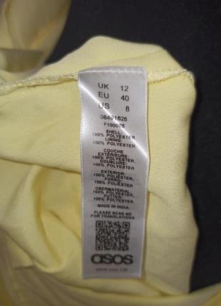 Сукня плаття жовте вишивка asos