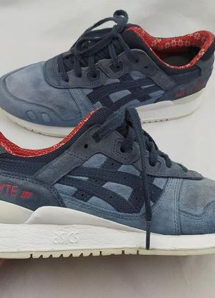 Замшеві кросівки, кеди asics gel lyte 3 5 gt оригінал асикс гель