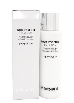 Зволожуюча емульсія з пептидами medi-peel peptide 9 aqua essence emulsion