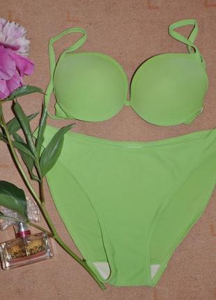 Яркий купальник fast lane салатового цвета