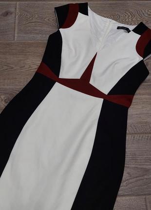 Стильне класичне міді плаття karen millen (англія) р. 38/10/м ( (36/s/8, маломерит)3 фото