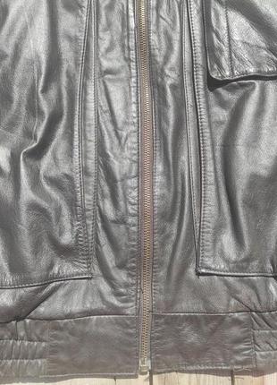 Кожаный жилет prinse на утеплителе, натуральная кожа5 фото