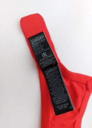 Красный хлопковый бюстгальтер без косточек marks&spenser 75aa6 фото
