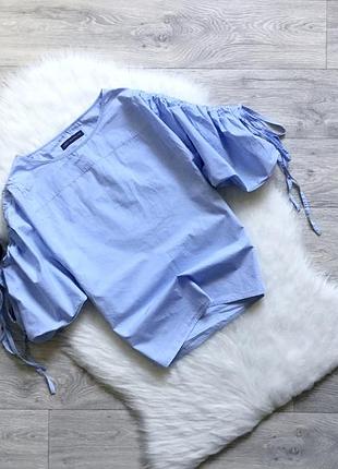 Рубашка с обьемными рукавами