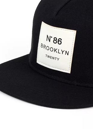 Кепка cнепбек brooklyn n86 с прямым козырьком 2, унисекс wuke one size6 фото