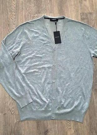 Bertoni оригинальный кардиган на пуговицах италия. р хl  шелк