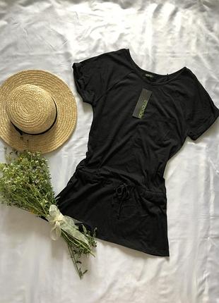 Чорна сукня-туніка mercadillo