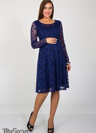 Красивое платье для беременных из гипюра