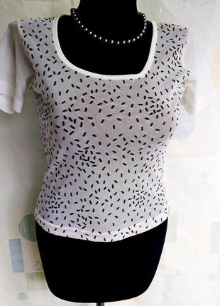 Футболка біла напівпрозора 44-46