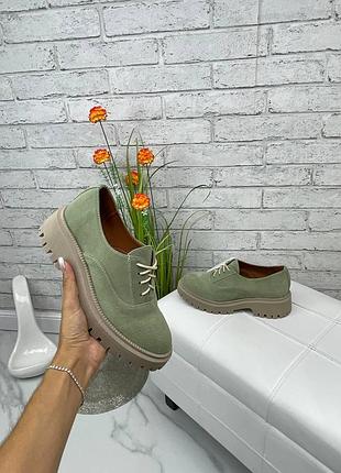 Женские туфли оксфорды