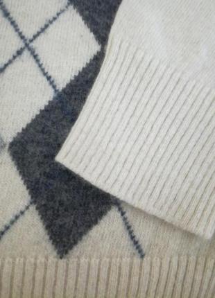 Пуловер чоловічий вовна мериноса,кашемір від christian berg5 фото