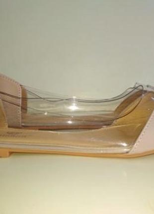 Нові балетки туфлі човники туфельки сандалі босоніжки башили 39р2 фото