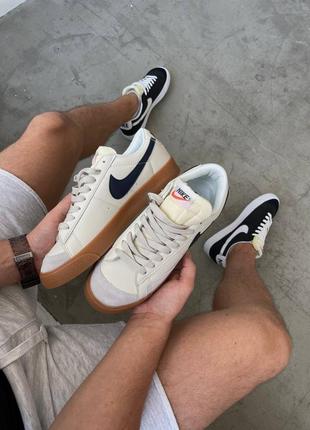 Кросівки чоловічі nike blazer low "beige"/кросівки чоловічі найк