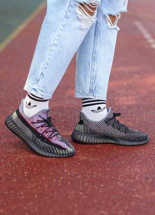 Кроссовки мужские  adidas yeezy boost 350 v2 yecheil (рефлективные)/кросівки чоловічі адідас2 фото