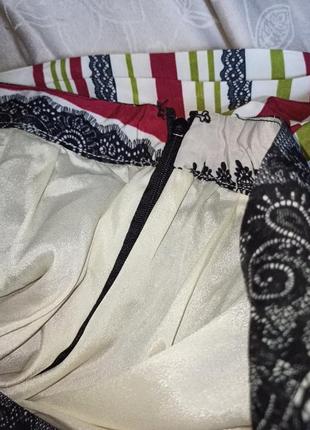 Новая длинная воздушная шёлковая юбка в складку,darling9 фото