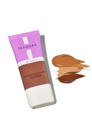 Пробники легкий сияющий тональный крем sephora collection clean glowing skin foundation3 фото