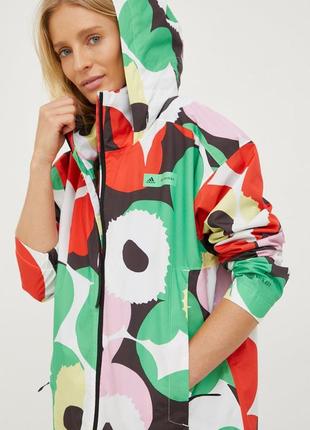 Жіноча вітровка adidas performance x marimekko oversize3 фото