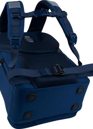 Набір ранець + пенал + сумка для взуття темно-синій wk22-728m-24 фото