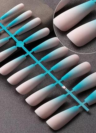 Накладні нігті 20 штук