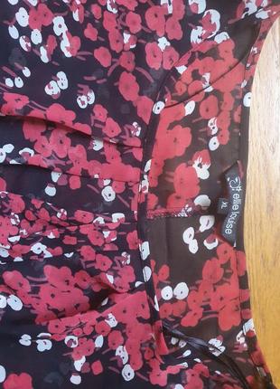 Шифонова блуза, розмір xl-xxl3 фото
